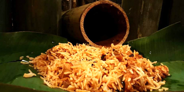 Bamboo Biryani in Maredumilli