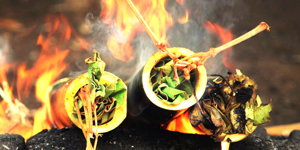 Bamboo Chicken in Maredumilli